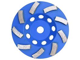 High Quality Turbo Row Diamond Cup Grinding Wheel Abrasive for Granite Marble Concrete Polishing