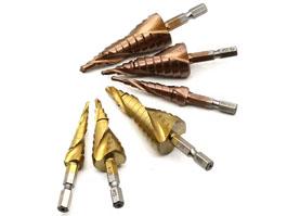 Step Drill Bit Set for Drilling Holes In Metal or Wood