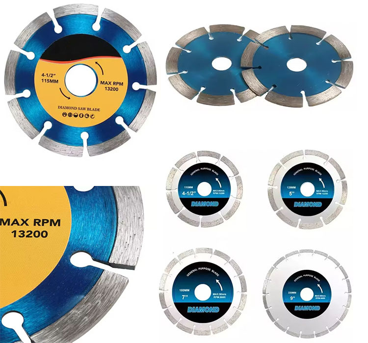 Segmented Diamond Saw Blades for Cutting Stone Concrete and Granite