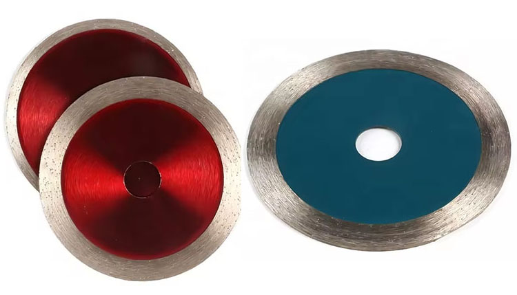 Premium Continuous Edge Diamond Saw Blade for Wet or Dry Cutting of Tiles Stone and Concrete