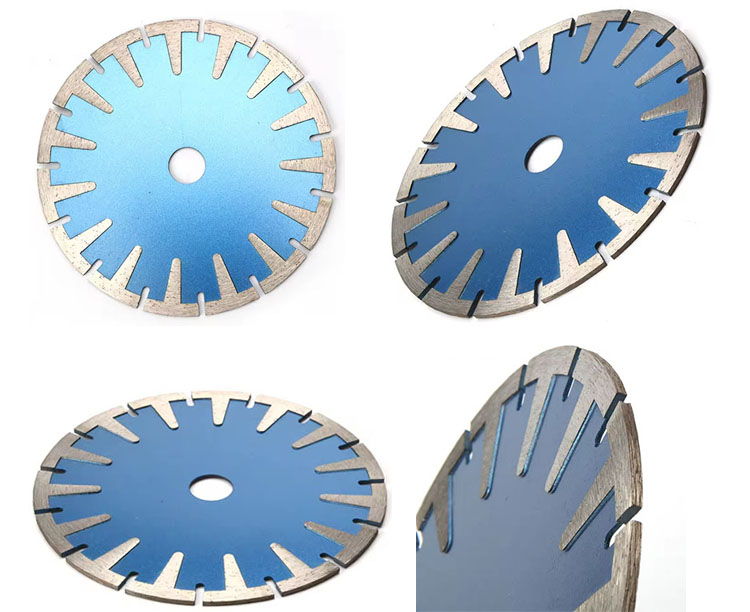 T-shaped segmented diamond saw blade